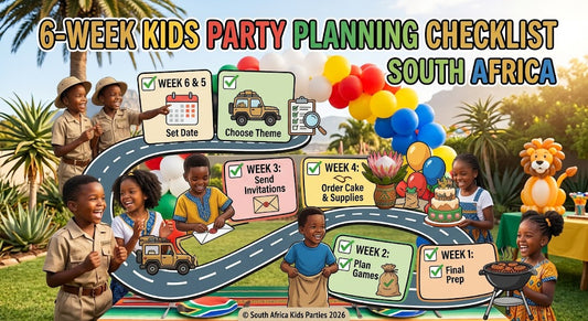 Kids Party Planning Checklist — 6 Weeks to Party Day