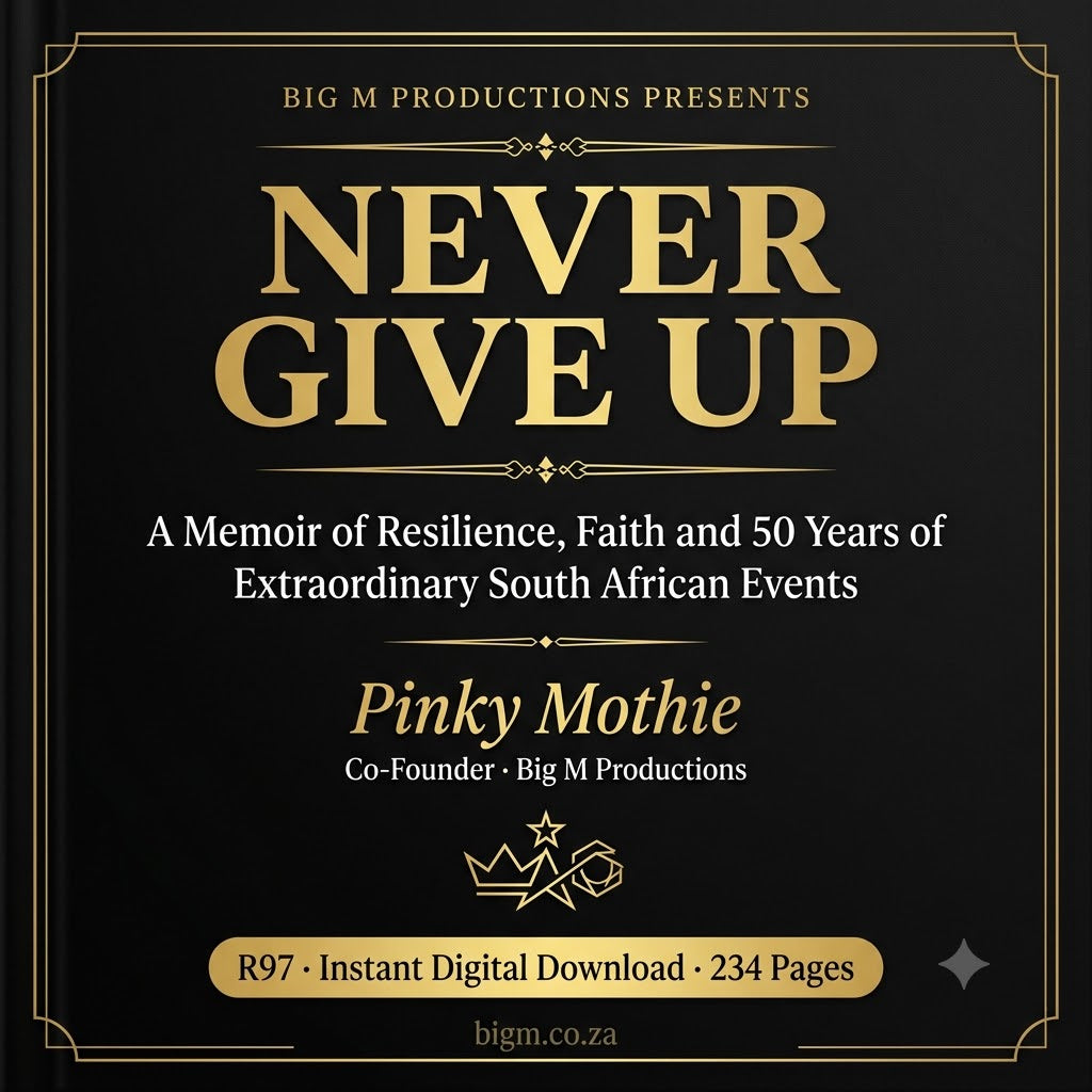 Never Give Up — The Memoir of Pinky Mothie (Digital e-Book)