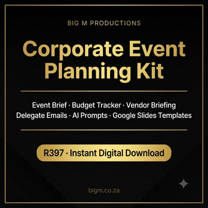The Corporate Event Planning Kit