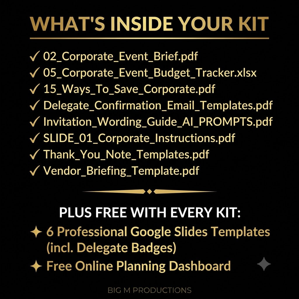 The Corporate Event Planning Kit