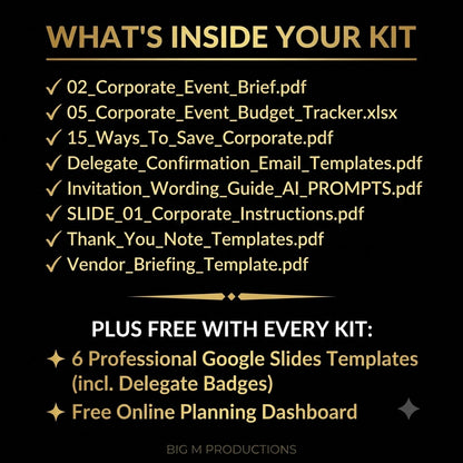 The Corporate Event Planning Kit