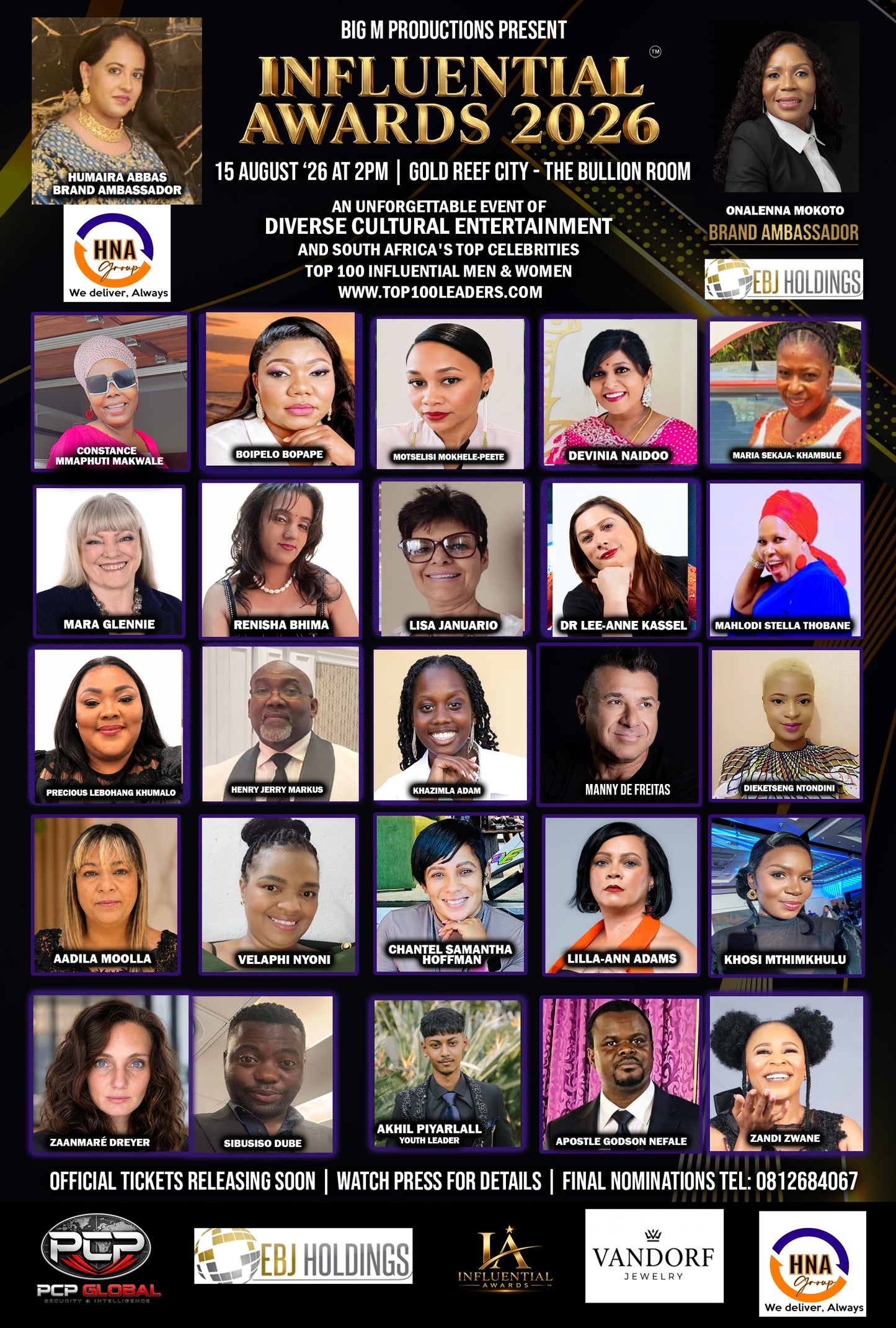 Influential Women of the Year Awards 2026 - JHB (2PM)