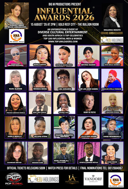 Influential Women of the Year Awards 2026 - JHB (2PM)