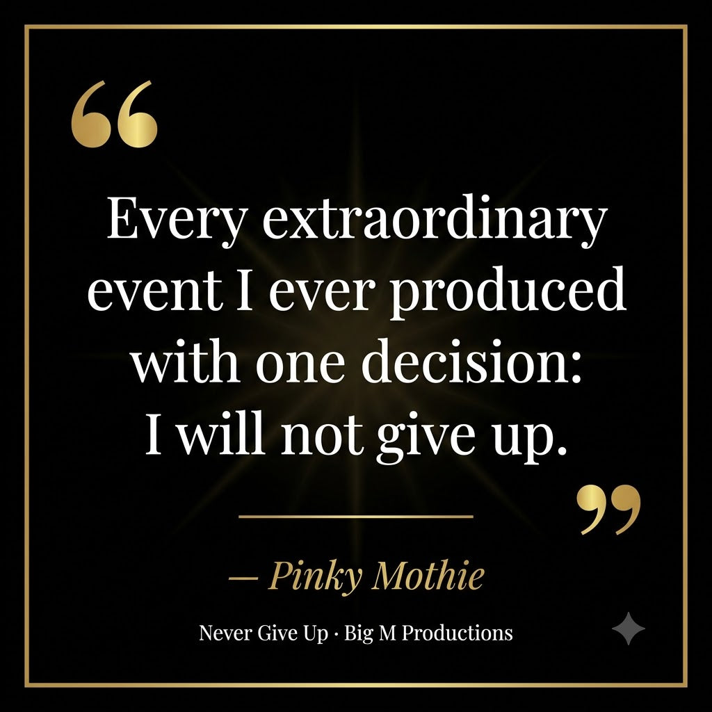 Never Give Up — The Memoir of Pinky Mothie (Digital e-Book)