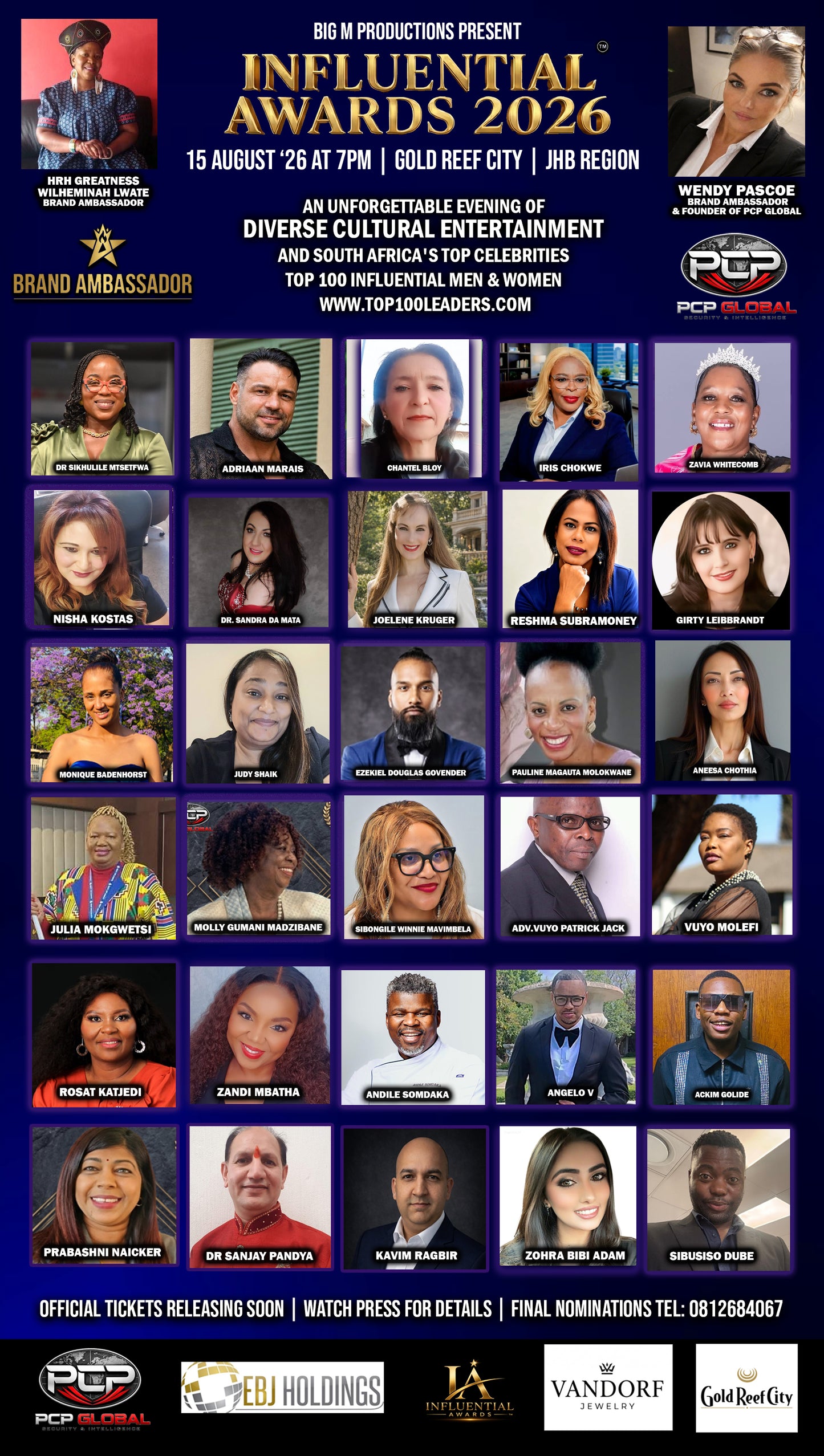 Influential Women of the Year Awards 2026 - JHB (7PM)