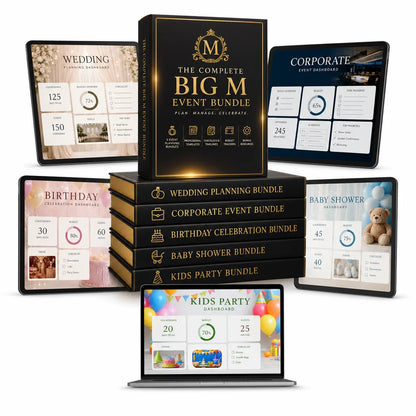 The Complete Big M Event Suite — All 5 Kits (IDEAL FOR EVENT PLANNERS)