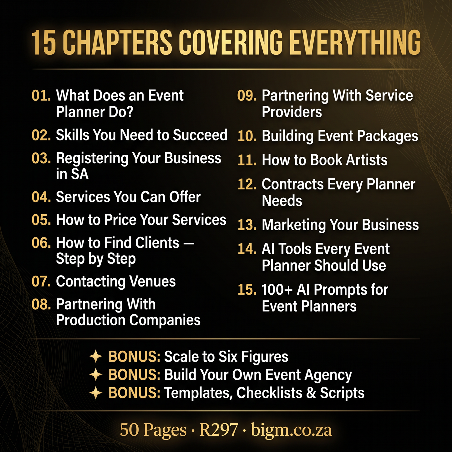 How to Become a Successful Event Planner in South Africa — Complete Career Guide & Fast-Track Business Toolkit