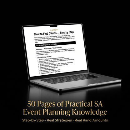 How to Become a Successful Event Planner in South Africa — Complete Career Guide & Fast-Track Business Toolkit