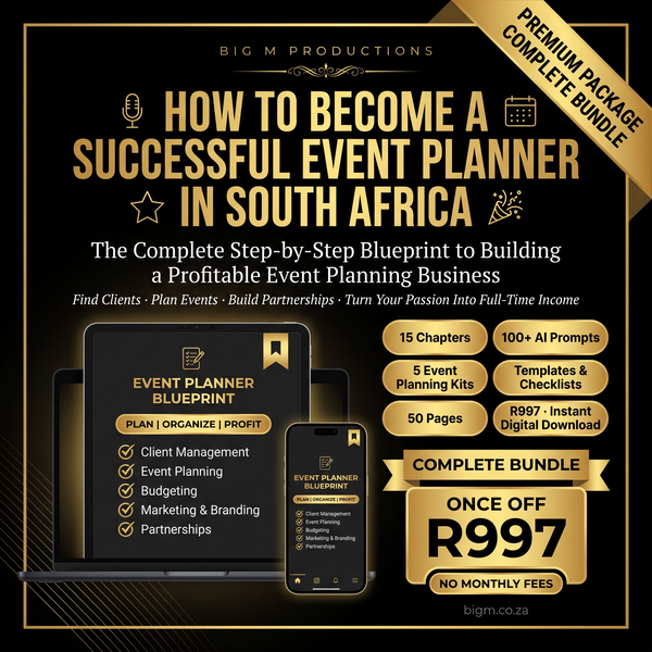 The Complete Big M Event Suite — 5 Kits + Career Guide & Business Toolkit (No Qualifications Needed)
