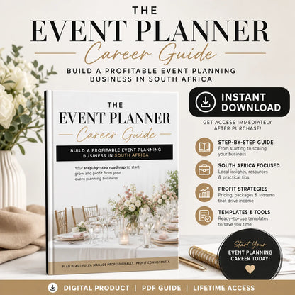 The Event Planner Career Guide — Build a Profitable Event Planning Business in South Africa